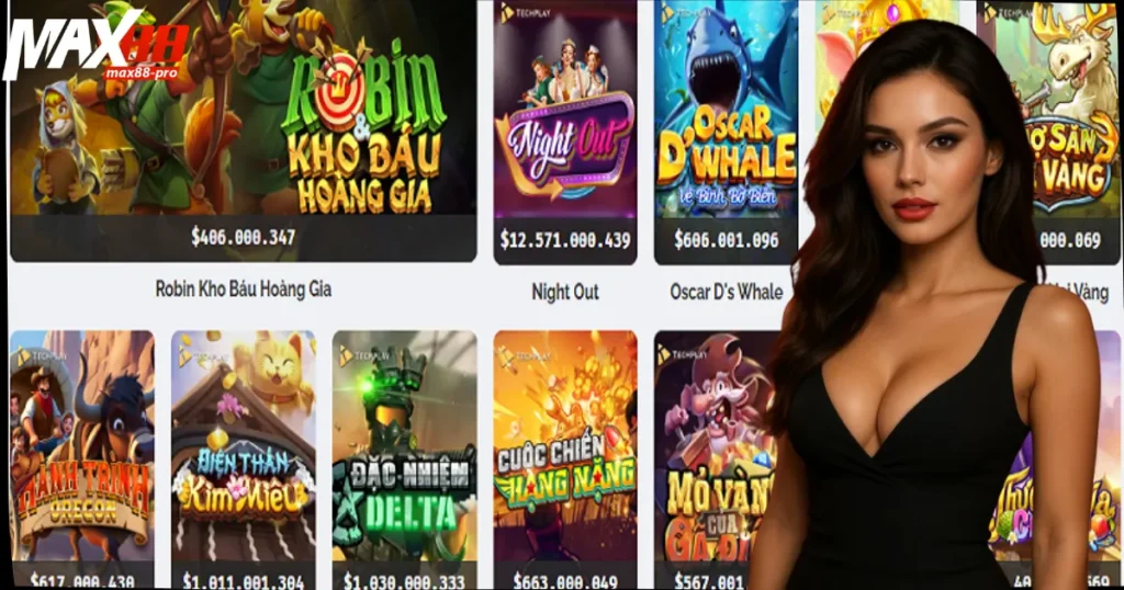 Kho giải trí toàn diện Max88 – Thỏa mãn mọi gu chơi